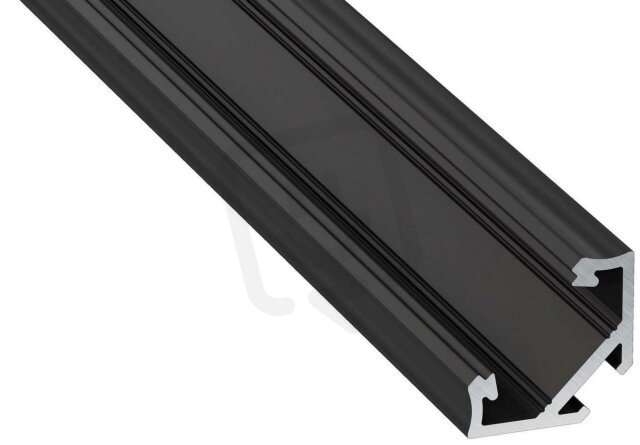 Hliníkový profil AL-PROFIL C BLACK 1M (10-0032-10) GREENLUX GXLP1022