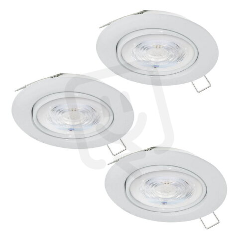 Zápustné svítidlo FAVAZZINA SET d85 bílá IP44 3X4W IP44 EGLO 901759