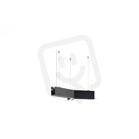 LED Svítidlo Serpent Y, dolů, prizma, 3000K, 16W, černá  ALUMIA FPSE261-0730DB