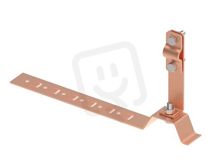 Držák vedení K LIK s příchytkou na drát 8mm, L415mm pod střešní krytinu, Cu