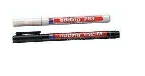 GPH EDDING 751 Č Popisovač černý 1-2 mm