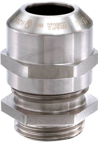 Vývodka EMSKE-L M16X1,5 EMV-Z IP68 dlouhý závit ATEX-EMC EX E II zemnící objímka