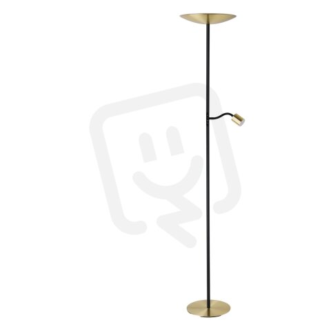 Stojací svítidlo na čtení CONIVARINO LED 30,5W IP20 mosaz/černá  EGLO 901979