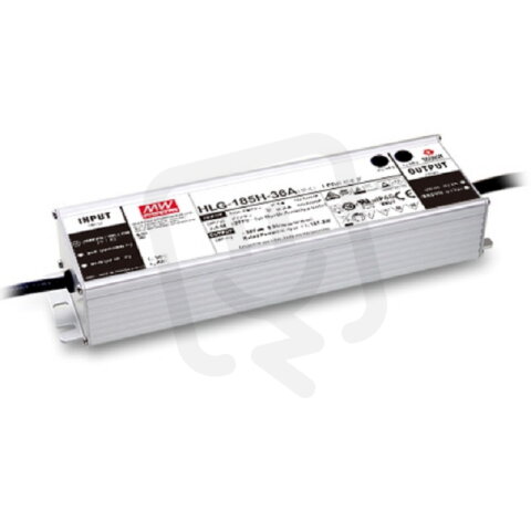 Napájecí zdroj pro LED 185W 36V 5200mA MEAN WELL HLG-185H-36AB