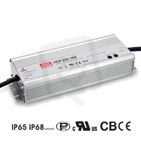 Napěťový zdroj pro LED 320W 36V 8900mA MEAN WELL HEP-320-36A