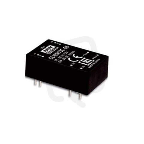 Měnič DC/DC modulový 3W 12V MEAN WELL SCWN03A-12