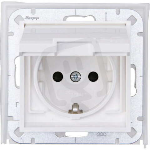 954029009 HK07 IP44 Flush mount, earthed