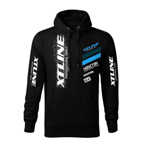 Dámská mikina XTLINE bez zipu černá velikost XL XTLINE XTDMBZ01CE-XL