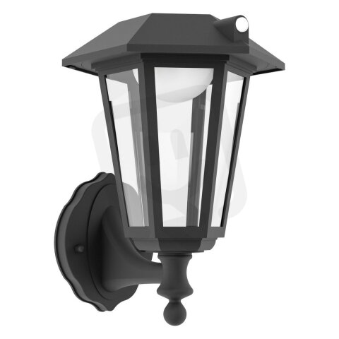 SOLAR-LED WL M.SENSOR SCHWARZ 'PRIETTA'