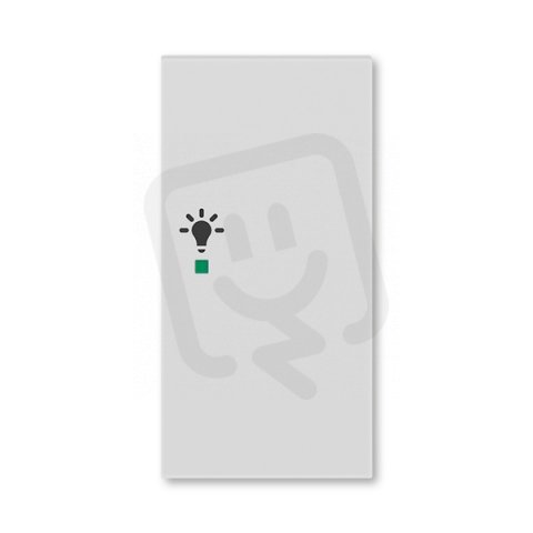 ABB Levit Kryt 2násobný pravý symbol osvětlení šedá 6220H-A02201 16