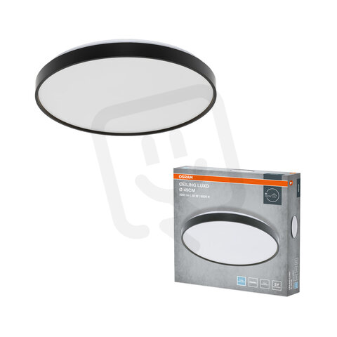 CEILING LUXO BLACK ? 49 cm 36W 6500K IP20 BLACK OSRAM 4099854651533