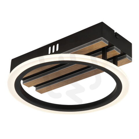 Stropní svítidlo BLEVINS černá LED 10W, 580lm, CCT 3000/4200/6000K GLOBO 67360D1