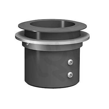 Schneider ISM20802 Desk lead-through grey , stolní objímka