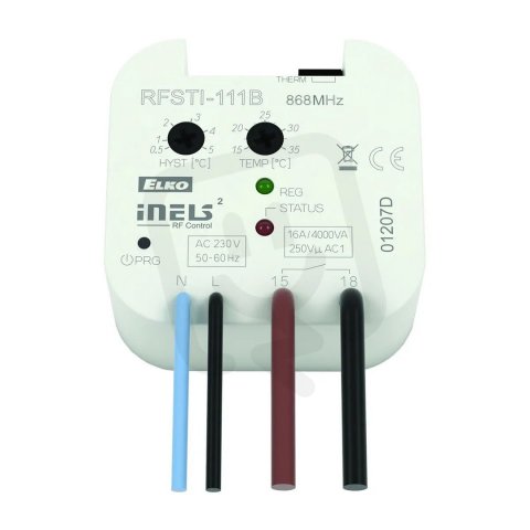 Spínací prvek s externím teplotním senzorem RFSTI-111B/230V ELKO EP