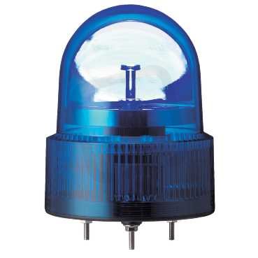 Schneider XVR12J06S Rotační maják, 120mm,LED 12V,Bzučák, Modrá