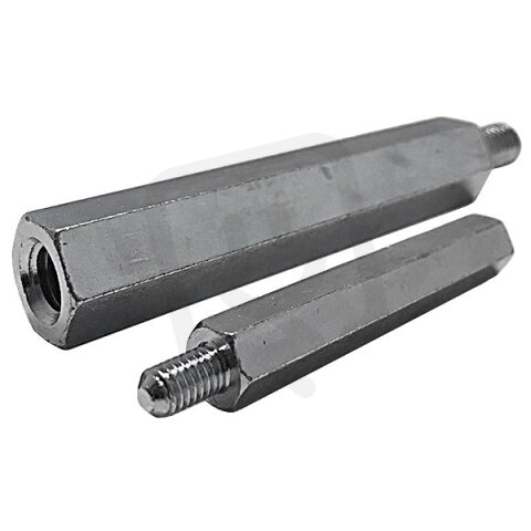 Kovový distanční sloupek H25 D10 M6 MOREK MMF0256D10