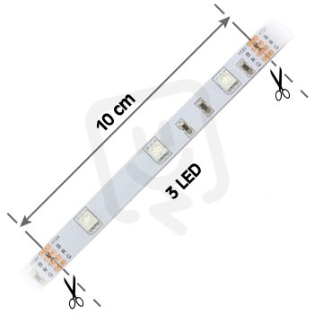 4731535-60 LED pásek 30LED/m, 5050, IP20, RGB, 12V, 5m FKLP-12/5050/030-IP20-RGB