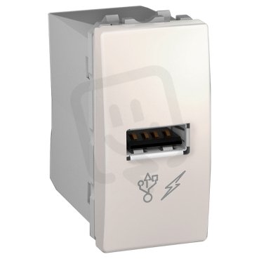 Unica USB 2.0 nabíjecí konektor, Marfil SCHNEIDER MGU3.428.25