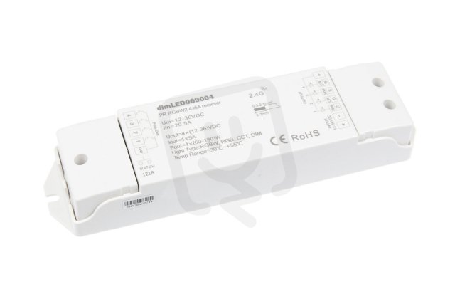 dimLED přijímač PR RGBW2 4x5A T-LED 069004