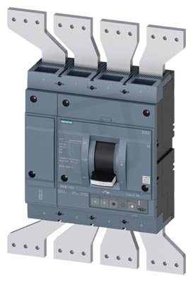 Jistič 3VA26, 1250A 110kA/415V, Ir 500÷1250A,Ii (1,5÷10)x In, 4P přední přívod