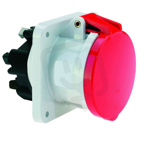 Zásuvka vestavná 63A 4p 400V IP44 6h Quick-Connect BALS 130130