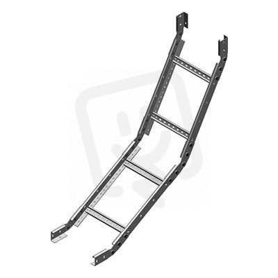 Ohyb flexibilní vnitřní vertikální kabelové lávky KLLH, šířka 600mm, Sendzimir