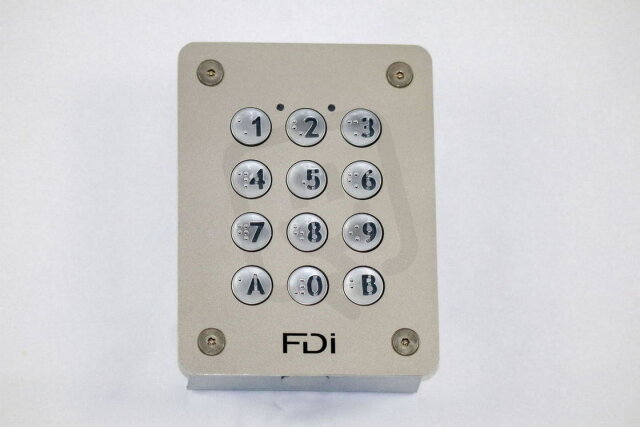 Klávesnice, nerez ocel, podsvit, 2-Smart FDI FD-025-178