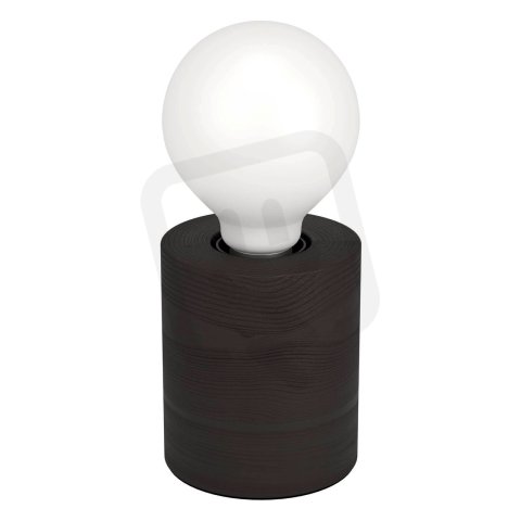 Stolní svítidlo TURIALDO 1 1xE27 HOLZ černá 28W IP20 EGLO 900334