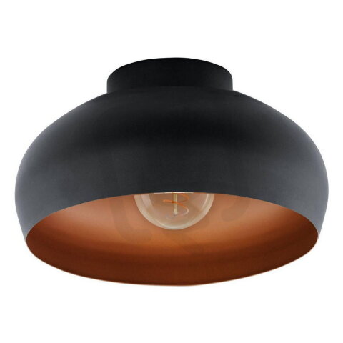 Stropní svítidlo MOGANO 2 1xE27 d280 černá/KUFPER 40W IP20 EGLO 900555