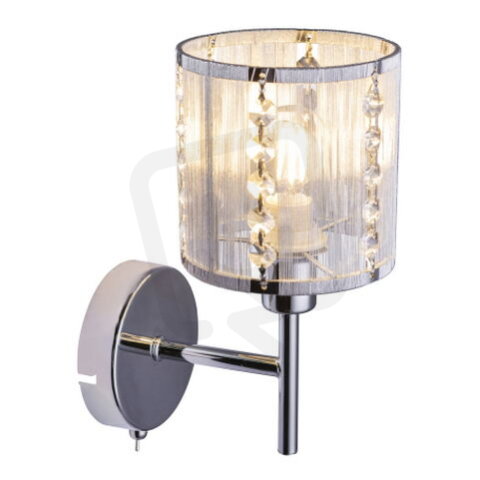 Nástěnné svítidlo WALLA chrom 1xE14, max. 40W 230V GLOBO 15091W