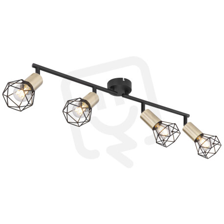 Stropní svítidlo XARA I černá 4xE14, max. 40W 230V GLOBO 54802S-4AB
