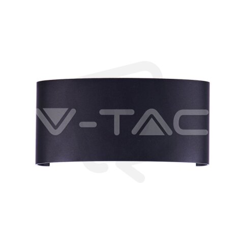 6W LED Wall Light Sand Black IP54 3000K,