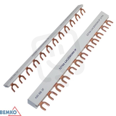 Propojovací lišta 1F typ-u 1.4*7mm 12 mod. BEMKO 101094