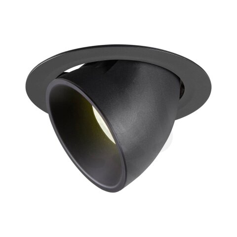 NUMINOS GIMBLE XL, zápustné stropní svítidlo černé 4000 K 40° SLV 1006068