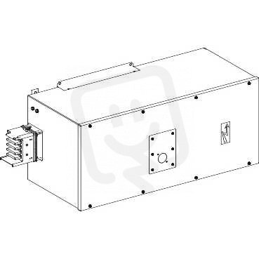 Schneider KSA630ABGD4 Koncová napájecí skříň 630 A levás jištěním