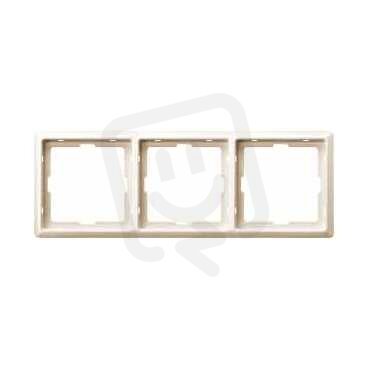 Schneider MTN481344 Rámeček Artec, trojnásobný, white cream