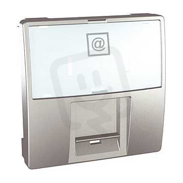 Unica Kryt datové zásuvky AMP,KRONE LUCENT a ATT (Avaya) Aluminium MGU9.460.30