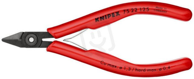 Boční štípací kleště pro elektroniku 125 mm KNIPEX 75 22 125