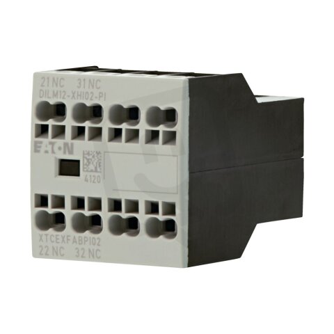 DILM12-XHI02-PI Pomocné kontakty pro stykače DILM7..15 PI 2V Push-in svorky