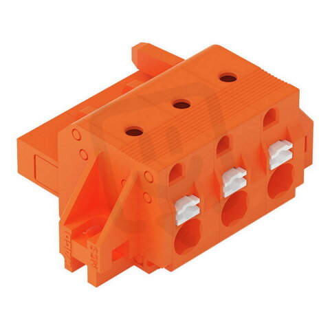 Pružinová svorka CAGE CLAMP oranžová 2,5mm2 3pól. oranžová WAGO 2231-703/031-000