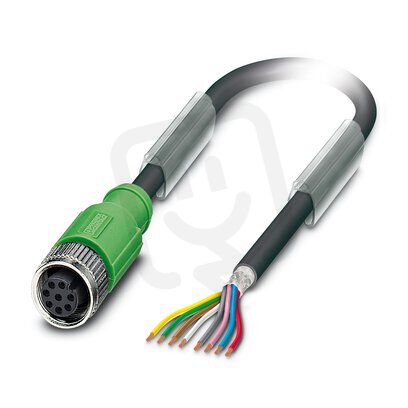SAC-8P-10,0-PVC/M12FS SH Kabel senzoru/aktoru 1421545