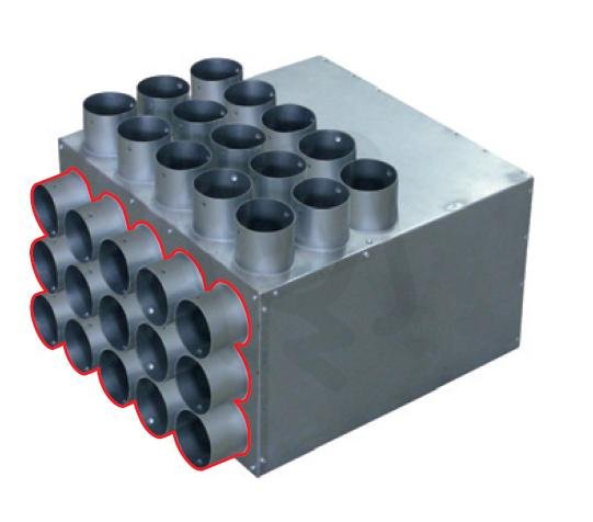 EDF-U-BOX 180/15x75 univerzální rozváděcí box ELEKTRODESIGN 3904539