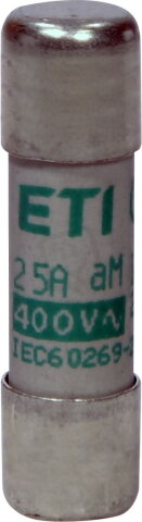 Válcová pojistka CH10 aM 25A/400V ETI 002652019