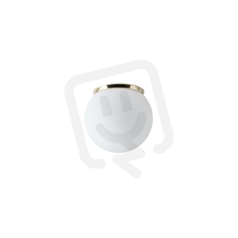 Přisazené LED svítidlo se skleněným stínidlem STYX 1 8W IP65 DALI 3K mosaz