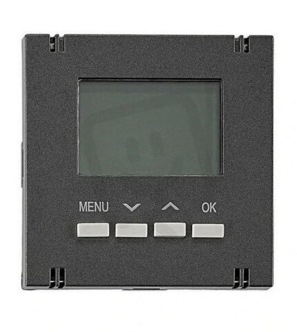 Kryt termostatu pro topení, digitální, antracit SCHRACK EV113310--