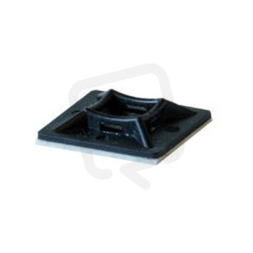 Kabelová příchytka samolepící 29x29mm pro pásky 7,8mm bílá KOŇAŘÍK 19612978
