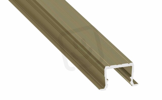 Vestavný hliníkový profil AL-PROFIL AXIN REED GREEN LACQUERED 1M GXLP1152