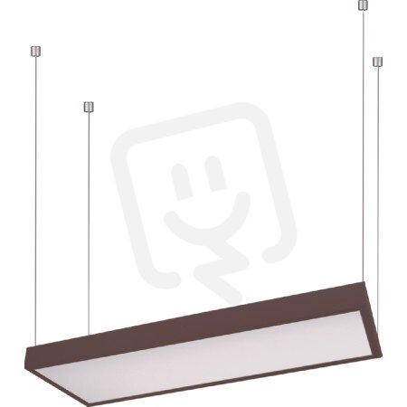Závěsné svítidlo Quatro panel S 500x200 závěs hnědá 36W IP20 2G11 913252/06