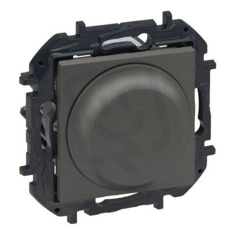 NILOE S.STMÍVAČ OTOČ.300W OCEL LEGRAND 863452B