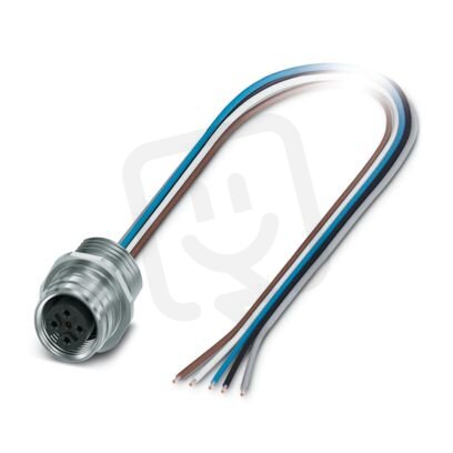 Přístrojový konektor zpředu stěny SACC-E-FS-8CON-M16/0,5 PP 1432249